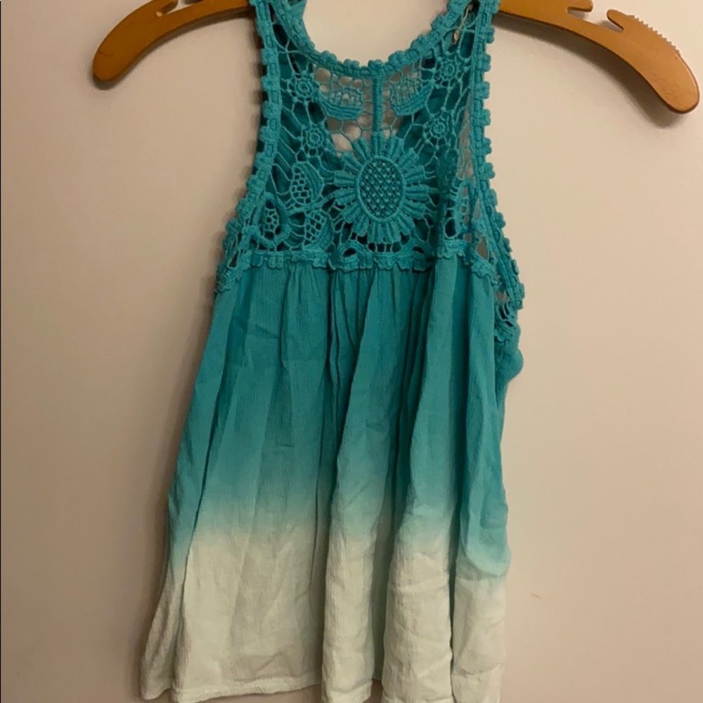 Hollister flowered halter top